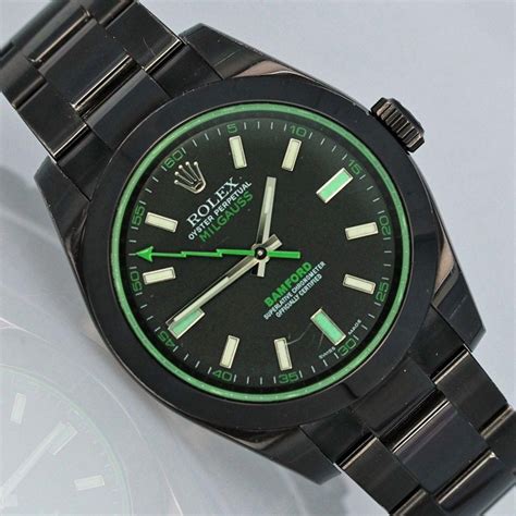 black rolex milgauss bamford|Rolex Milgauss dark knight price.